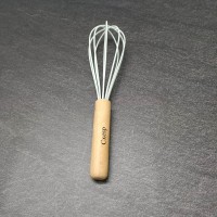 Cxesp Metal Non-Electric Whisk with Wooden Handle - Durable & Eco-Friendly, Ideal for Baking and Cooking