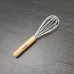 Cxesp Metal Non-Electric Whisk with Wooden Handle - Durable & Eco-Friendly, Ideal for Baking and Cooking